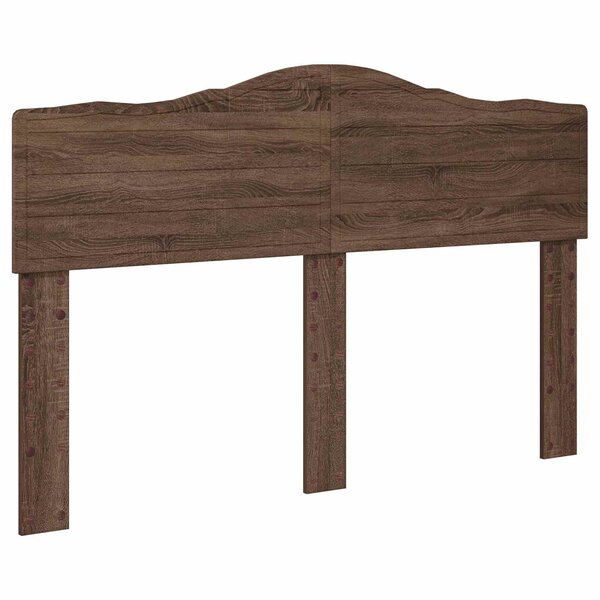 vidaXL Tête de lit Chêne brun 140 cm Bois d'ingénierie