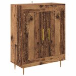 vidaXL Haut Armoire 2 Pièces Bois ancien Bois d'ingénierie