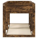vidaXL Lit Superposé pour Enfants Chêne fumé 90 x 190 cm