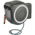 GARDENA Dévidoir automatique mural RollUp XL 35 m liseret blanc