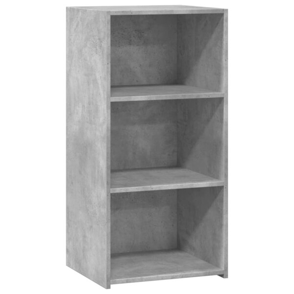 vidaXL Buffet gris béton 45x41x93 cm bois d'ingénierie