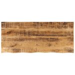 vidaXL Dessus de table 140x60x3 8cm bord vif bois massif manguier brut