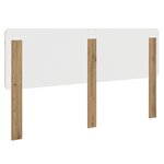 vidaXL Tête de lit Chêne artisanal 200 cm Bois d'ingénierie