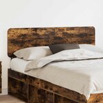 vidaXL Tête de lit Chêne fumé 150 cm Bois d'ingénierie