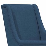vidaXL Chaise à bascule Bleu 62 x 80 x 85 cm tissu
