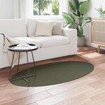vidaXL Tapis HUARTE Vert forêt 150 x 80 cm 100  Polyester