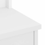 vidaXL Portemanteau SANDNES blanc 87x40x159 5 cm bois massif pin