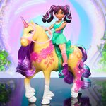 Spin Master 6072678 - Unicorn Academy - L'ecole des licornes - Licorne Leaf + Poupée Ava