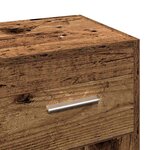 vidaXL Buffet vieux bois 91x28x75 cm bois d'ingénierie