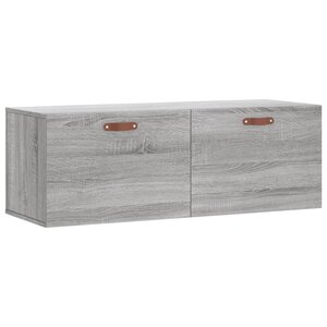 vidaXL Armoire murale sonoma gris 100x36 5x35 cm bois d'ingénierie