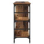 vidaXL Buffet Marron 102 x 32 x 73.5 cm Bois d'ingénierie