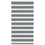 vidaXL Store zèbre gris foncé largeur du tissu 65 9 cm polyester