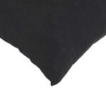 vidaXL Coussins de canapé 2 Pièces Noir 80 x 80 cm