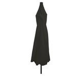 Parasol de jardin vidaXL avec des lumières LED ø395x245 cm Noir