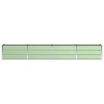 vidaXL Jardinière Vert 320 x 40 x 45 cm Acier