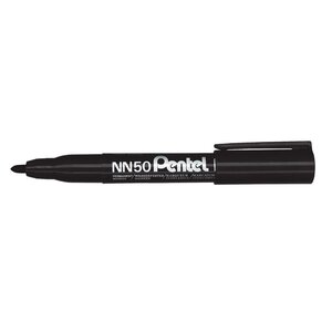 Marqueur permanent green-label nn50 pte ogive 1 3 mm noir x 12 pentel
