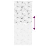 vidaXL Store enrouleur de douche 100x240 cm largeur du tissu 96 cm