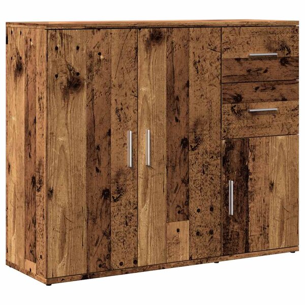 vidaXL Buffet vieux bois 91x29 5x75 cm bois d'ingénierie