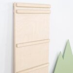 Jeu d'équilibre et motricité PIKY - bois naturel et multicolore pastel