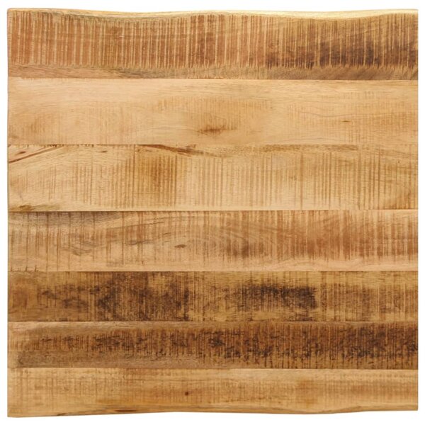 vidaXL Dessus de table bord vivant 40x40x2 5 cm bois de manguier brut