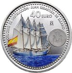 Pièce de monnaie en Argent 40 Euro g 18 Millésime 2025 JUAN SEBASTIÁN DE ELCANO