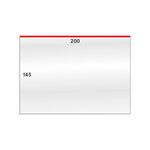 Gaines de protection 200 x 145 mm pour documents format A5.