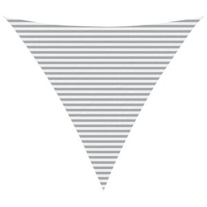 vidaXL Voile d'ombre 5 x 5 x 5 m 100   polyester Oxford Triangulaire