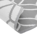 vidaXL Tapis d'extérieur ARAKIL gris Ø160 cm PP