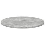vidaXL Plateau de table Gris béton 40 x 40 x 1.5 cm Bois d'ingénierie