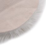 vidaXL Tapis 60 x 90 cm Peau de mouton synthétique Blanc