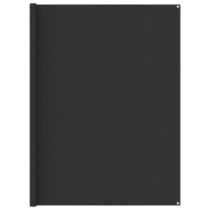 vidaXL Tapis de tente 250x250 cm Anthracite PEHD