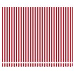 vidaXL Cadre d'auvent Rouge et Blanc 400 × 300 cm
