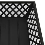 vidaXL Foyer avec tisonnier 64 cm XXL Acier