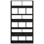 vidaXL Bibliothèque noir 100x33x187 5 cm bois d'ingénierie