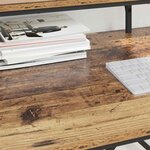 vidaXL Bureau Bois Ancien 100 x 50 x 90 cm Bois d'ingénierie