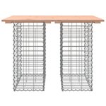 vidaXL Banc de jardin design gabion 100x70x72cm bois massif de douglas