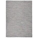 vidaXL Tapis à tissage plat d'extérieur 200x280 cm Marron et bleu