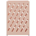 vidaXL Support de parapluie rose 28x12x41 cm en acier