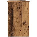 vidaXL Bureau vieux bois 102x76x50 cm bois d'ingénierie
