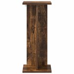vidaXL Support de Plante Chêne fumé 25 x 25 5 x 60 5 cm