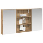 vidaXL Ensemble de Meubles de Salle de Bain 3 Pièces 100 x 10 5 x 50 cm