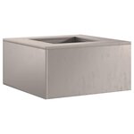 vidaXL Braise Marron 60 x 60 x 30 cm Acier résistant aux intempéries