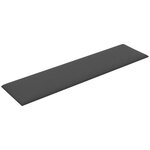 vidaXL Panneaux muraux 12 Pièces Gris foncé 60x15 cm Tissu 1 08 m²