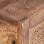 vidaXL Table console 90 x 30 x 75 cm Bois de manguier massif