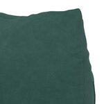 vidaXL Coussin de Dos Vert foncé 45 x 20 x 35 cm