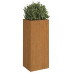 vidaXL Jardinière 32x29x75 cm acier corten