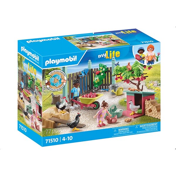 PLAYMOBIL 71510 - Poulailler et jardin