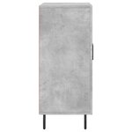 vidaXL Buffet gris béton 90x34x80 cm bois d'ingénierie