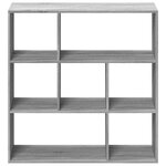 vidaXL Étagère séparatrice de pièce sonoma gris 102x29x103 5 cm