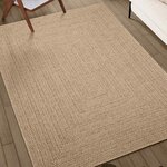 vidaXL Tapis ZIZUR 240x240 cm aspect de jute intérieur et extérieur